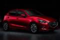 Mazda2 car in seductive red