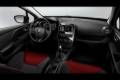 Blue Renault Clio cheap rental car interior view