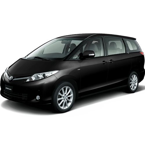 TOYOTA PREVIA TDI automatic minibus rental for 7 people